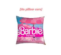 (Style K) Soft Barbie Linen Pillow Cover Sofa Backrest Cushion Pillowcase Home Decoration