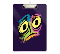 Style Monsters Eye cop clipboard Plastic for Classroom Supplies for Teachers Elementary Size 9 x 12.5 Tabla para escribir