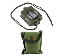 Style Navigational Compass, Survival Camping Compass with Luminous Dial, Aluminum Alloy Military Green Portable Compass for Hiking Outdoor Navigation