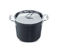 Circulon Style Hard Anodised Stockpot, 24cm/7.6L, Black