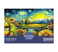 ,-style Painting 1000 Piece Impossible Puzzle for Adults - Challenging Jigsaw Puzzles, Family Activity & Mind Game Gift 38x26cm/1000pcs