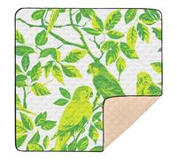 Style Parrot Neon Green Soft Thick Baby Care Play mat for Floor Cozy Breathable Foldable Activity Entertainment Mat for Baby Kids Toddlers Infants, 50'' x 50''