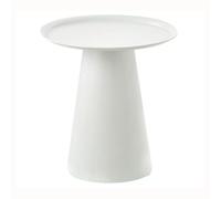 Style Round Iron Side Table 45x50cm Coffee Table Nightstand for Bedroom Balcony Corner Table Casual Living Room End Table - Color D