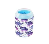 Style Schnauzer Stars Lavender Reusable Mud Paw Clean Station Silicone Brush Soft Pets Grooming Supplies Gently Cleans Paws After Walks