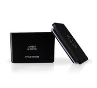 Style Sisters Scented Candles 200g, Amber & Onyx Scented Sets, Wax Candle Box, Long Burning Candle, 50 Hours Burn Time, for Home, Bachelor Pad Decor, Gifts for Women