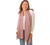 Style Slice Star Moon Scarf for Women, Lightweight Foil Shawl Wrap