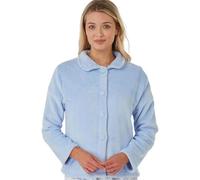 Style Smart Ladies Comfortable Long Sleeve Fleece Robe | Button Closure, Soft Feel Womenswear Loungewear Nightwear Coral Fleece Bed Jacket Gowns