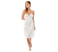 Style Smart Women’s Full Slips For Under Dresses | Satin Nightdress Camisole Petticoat Underskirt & Ladies Chemise Nighties | Women Underskirt & Petticoats for Under Dress UK Sizes 12-28 (White,26)