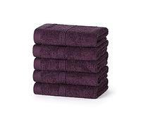 Style Spot 500 GSM Extra Thick Plush Royal luxury Egyptian Cotton Towels Highly Absorbent Durable Hotel & Spa Bathroom (Set of 4) Machine Washable (Purple, Bath Towel)