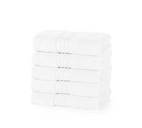 Style Spot 700 GSM Extra Thick Plush Royal Luxury Egyptian Cotton Towels Highly Absorbent Durable Hotel & Spa Bathroom (Set of 4) Machine Washable (White, Bath Sheet)