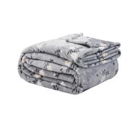 Style Spot Ditsy Floral Printed Throw HUG & SNUG Super Soft Warm Flannel Fleece Blanket Lightweight Fluffy Bedroom Folding Travel Blanket For Couch Sofa Bed Throws (Ditsy Floral Charcoal, 200x240)