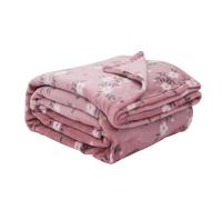 Style Spot Ditsy Floral Printed Throw HUG & SNUG Super Soft Warm Flannel Fleece Blanket Lightweight Fluffy Bedroom Folding Travel Blanket For Couch Sofa Bed Throws (Ditsy Floral Blush Pink, 150x200)