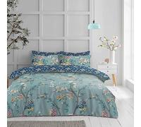 Style Spot New Complete Duvet Cover Set Bedding Set With Pillowcase Beautiful Design Ultra Soft Reversible Poly Cotton Quilt Covers Set (Lilly, King)