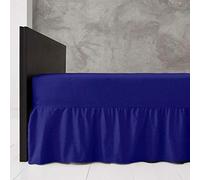 Style Spot New Diamond Flat Sheet Super Soft Made With Top Material Natural Cotton Stylish Look Comfort & Luxury (Royal Blue, Single)