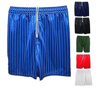 Style Spot Unisex School Pe Shorts Shadow Stripe Boys Girls Kids Back to School Gym Football Games Sports Pull Up Shorts (Blue, 4-5 Year)