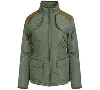 Style Spot Women's Coretta Quilted Insulated Light Weight Down Jacket Parka Jacket Winter Jacket Perfect for Walking Hiking (11) Green