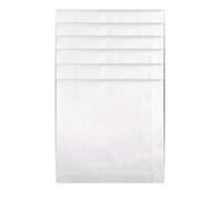 Style Square 100% COTTON HANDKERCHIEFS LARGE MENS HANKIES 50 CM (20 INCH) WHITE KING SIZE (50 CM) (White, 50 CM)