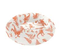 Style T-rex Vanilla Salmon Pet Dog Beds Relieve Stress Kitten Beds for Medium Size Pets Supplies S