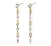 Style Tassel Earrings: Pure Copper Set with Zircon, Exquisite Accent for Weddings, Best Friends' Gifts & Daily Wear