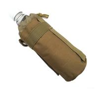 Style Water Flask Holder Sling Pouch for Hunting Fishing Running - 600D Fabric Belt Attachment 7.3cm Wide(Tan)