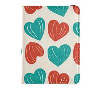 Style Watermelon Turquoise Hearts Passport Holder Cover Travel Documents Organizer Protector Lightweight