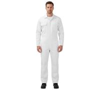 Style Wise Fashion Adults Polycotton Coverall Overall Suit Mens Welding Mechanic Work Boiler Suit White