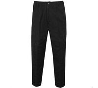 Style Wise Fashion Mens Full Elasticated Waist Rugby Trousers Plain Full Length Smart Casual Pants