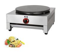 Style1 Professional Pancake Maker Machine for Pancakes, Pancakes, Gas, Professional Pancakes, Diameter 40 cm, with Non-Stick Plate, for Tortilla Omelettes, [Energy Class A]