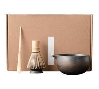Style2 Matcha Whisk and Bowl Set - Includes Manual Matcha Whisk and Sifter, Perfect for Tea Lovers