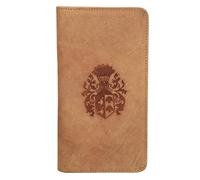 Style98 Men's Women's Shoes Leather Credit Card Wallet Long Passport Case Boarding Pass Holder Travel Organizer (Cognac) (3909H34-HJ), Cognac, Laptop Bags & Cases, Cognac, Laptop Bags & Cases