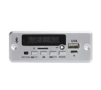 Stylebest 02CABT Decoding Board Bluetooth 5.0 Universal WAV MP3 Decoder Module for Home 3.6x1.4x1.1in (Silver)
