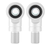 Stylebest 10mm Shock Absorber Adapter Set for Enhanced Performance Motorcycle and ATV Suspension Solid Aluminum Alloy (A Type Silver)
