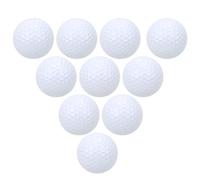 Stylebest 10Pcs Double Layer Balls Soft Durable Practice Training Balls for Home Gym Travel - Synthetic Rubber & Thermoplastic Resin 42.6mm