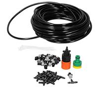 Stylebest 15m Water Misting Irrigation System Cooling Set for Garden Greenhouses Plastic Atomization Nozzles 19pcs