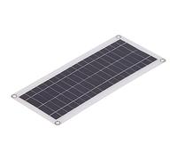 Stylebest 20W Polycrystalline Solar Panel Dual USB Charger for Solar Street Lamp and Car Battery, Lightweight 43.5x20cm