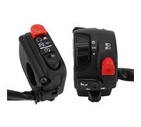 Stylebest 22mm Motorcycle Handlebar Controller Switch Pair for Turn Signal Horn Electric Start Fog Light Durable ABS Plastic Suitable for ATVs and Motorcycles
