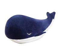 Stylebest 25cm Whale Plush Toy, Super Soft Stuffed Animal with Cute Sea Creature Design, for Kids Birthday and Home Decor (Dark Blue)