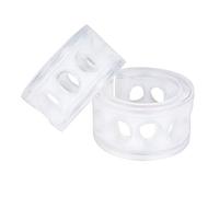 Stylebest 2pc Shock Absorber Buffer for Enhanced Stability and Comfort on Rough Roads, Transparent TPE Spring Cushion