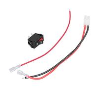 Stylebest 2Pcs Connector with Mini Rocker Switch, Reliable Battery Charge Lead Adapter for Engineering Equipment, 2 Units