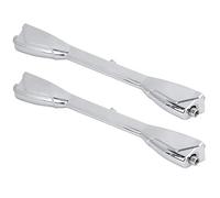 Stylebest 2Pcs Premier Drum Lugs Chrome Durable Long Snare Drum Hooks for Drummers Metal Silver 20x1.3x2.4cm