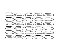 Stylebest 30Pcs Assorted Paperclip Black Car Shape for Document Classification and Crafting Supplies