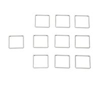 Stylebest 30pcs Earring Pendants Hollow Geometric Connectors for DIY Crafts Jewelry Making Stainless Steel Suitable for Adults and Children