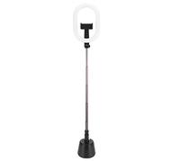 Stylebest 360 Degree Rotating LED Fill Light with Adjustable Mobile Phone Holder for Live Streaming and Selfies, Black, Height 93cm
