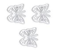 Stylebest 3Pcs Die Cuts Charming Butterflies Embossing Cutting Dies for Card Making and DIY Projects Carbon Steel Durable