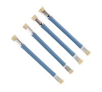 Stylebest 4PCS Double Heads Anti-Static Brush Set for Mobile Phone Repair, Durable Hard Brush for Cleaning Mainboard Circuits, Material, 14.5cm/5.71inch (Blue)