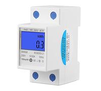 Stylebest 5-32A LCD Display Single Phase Energy Meter for Home Use, Digital KWh Meter with Accurate Measurement, 35mm DIN Rail Mounting
