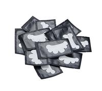 Stylebest 50 Pcs Petal Shape Under Eye Pads for Lash Extensions, Non Woven Fabric Isolation Patches for Eyelash Grafting, Suitable for All Eye Shapes (Black)