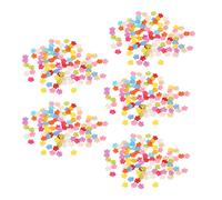Stylebest 500 Pcs Mix Buttons for Crafts Brightly Colored Tiny Buttons for Sewing and DIY Projects Made of Eco-Friendly Resin (Snowflake)