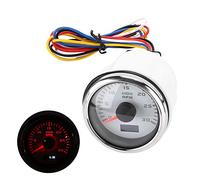 Stylebest 52mm Pointer Tachometer Gauge High Sensitivity Red Backlight for Motorcycle Truck Boat Gasoline Engine 9-30V