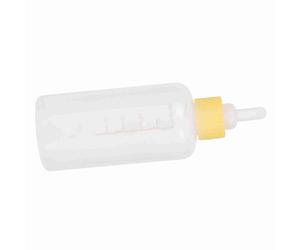 Stylebest 60ml Pet Feeding Bottle Set 6PCS, Durable Safe Nursing Kit for Puppies and Kittens, Transparent with Clear Scale, Material (Yellow)